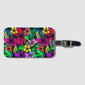 Hawaiian Print Bagagelabel (Voorkant (horizontaal))
