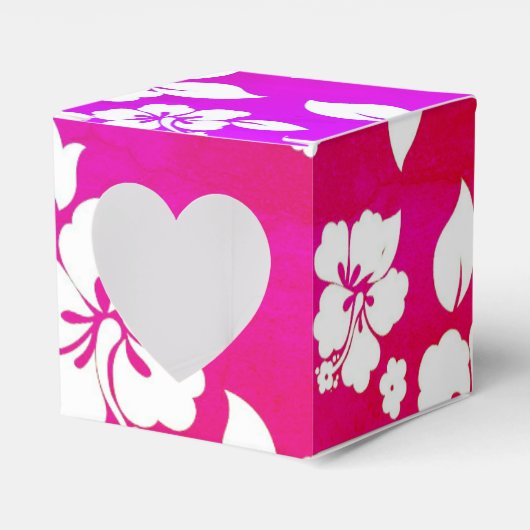 Hawaiian Print Bedankdoosjes (Voorkant Zijde)