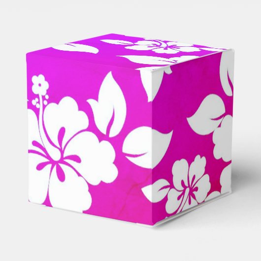 Hawaiian Print Bedankdoosjes (Achterkant)