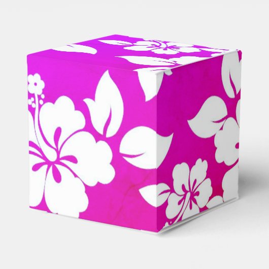 Hawaiian Print Bedankdoosjes (Achterkant)