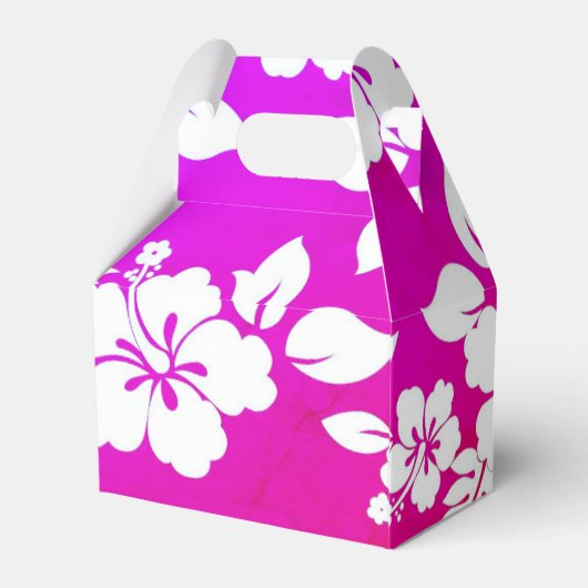 Hawaiian Print Bedankdoosjes (Achterkant)