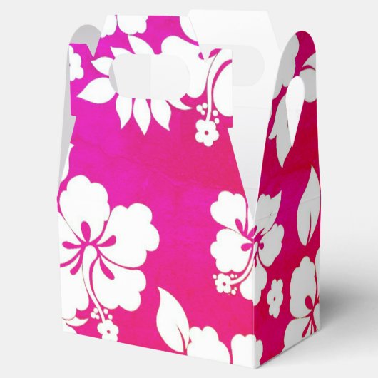 Hawaiian Print Bedankdoosjes (Geopend)