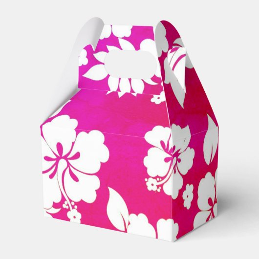 Hawaiian Print Bedankdoosjes (Voorkant Zijde)
