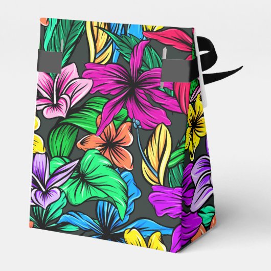 Hawaiian Print Bedankdoosjes (Achterkant)