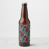 Hawaiian Print Bier Etiket (Voorkant)