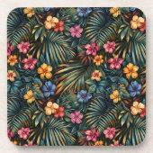 Hawaiian Print Bier Onderzetter (Voorkant)