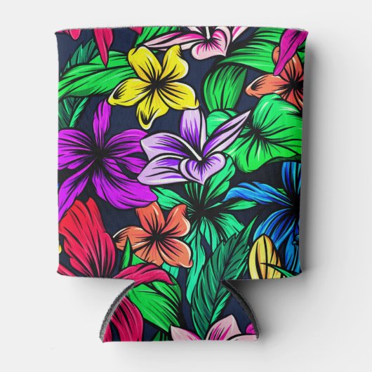 Hawaiian Print Blikjeskoeler (Voorkant)