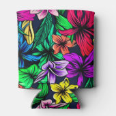 Hawaiian Print Blikjeskoeler (Achterkant)