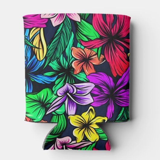 Hawaiian Print Blikjeskoeler (Achterkant)