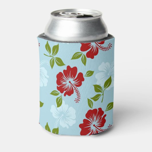 Hawaiian Print Blikjeskoeler (Blikje Achterkant)