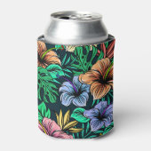 Hawaiian Print Blikjeskoeler (Blikje Voorkant)