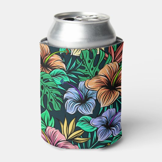 Hawaiian Print Blikjeskoeler (Blikje Voorkant)