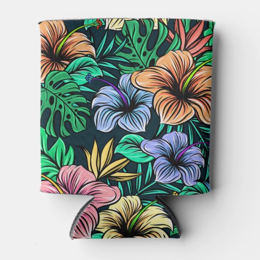 Hawaiian Print Blikjeskoeler (Voorkant)