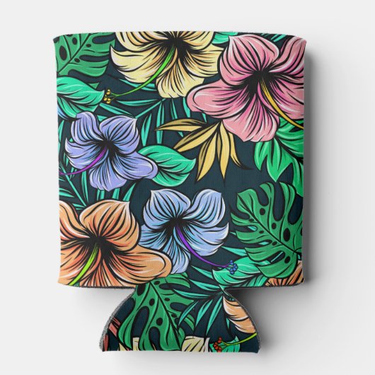 Hawaiian Print Blikjeskoeler (Achterkant)