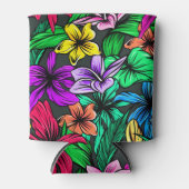 Hawaiian Print Blikjeskoeler (Voorkant)