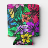 Hawaiian Print Blikjeskoeler (Achterkant)