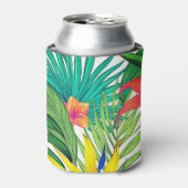 Hawaiian Print Blikjeskoeler (Blikje Voorkant)