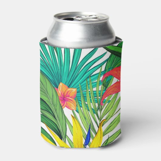 Hawaiian Print Blikjeskoeler (Blikje Voorkant)