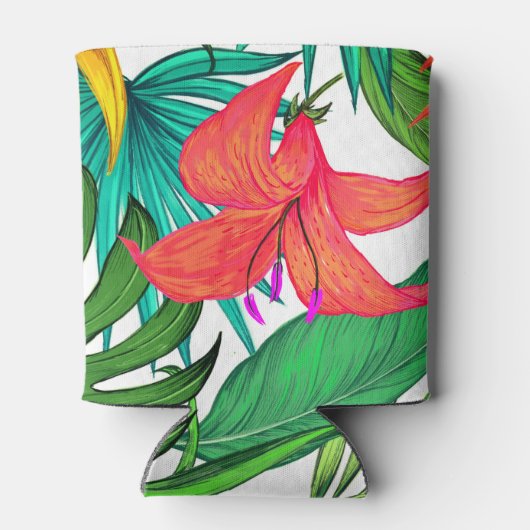 Hawaiian Print Blikjeskoeler (Achterkant)