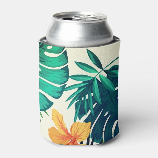 Hawaiian Print Blikjeskoeler (Blikje Voorkant)