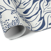 Hawaiian print broodvrucht ulu patroon cadeaupapier (Rol Hoek)