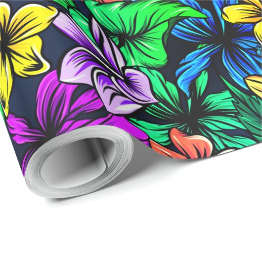 Hawaiian Print Cadeaupapier (Rol Hoek)