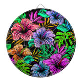 Hawaiian Print Dartbord (Voorkant)