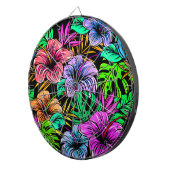 Hawaiian Print Dartbord (Voorkant Rechts)