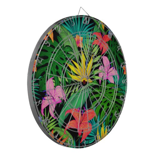 Hawaiian Print Dartbord (Voorkant Links)