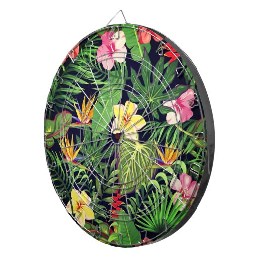 Hawaiian Print Dartbord (Voorkant Rechts)
