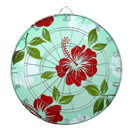 Hawaiian Print Dartbord (Voorkant)