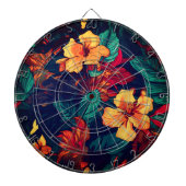 Hawaiian Print Dartbord (Voorkant)