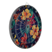 Hawaiian Print Dartbord (Voorkant Links)