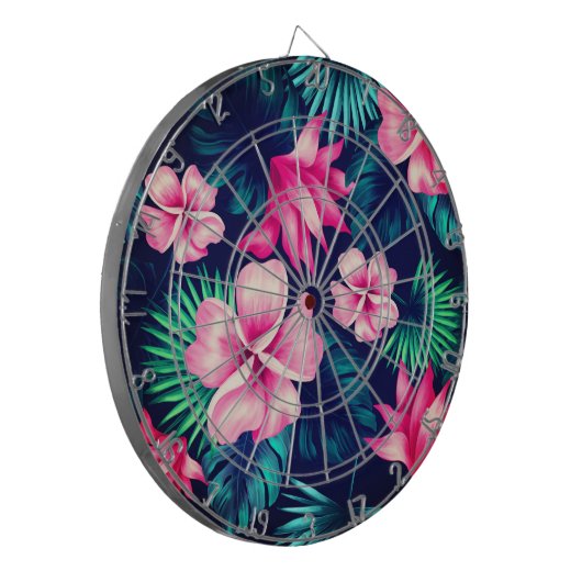 Hawaiian Print Dartbord (Voorkant Links)