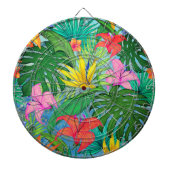 Hawaiian Print Dartbord (Voorkant)