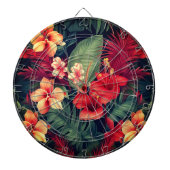 Hawaiian Print Dartbord (Voorkant)