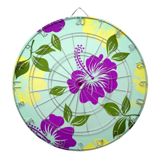 Hawaiian Print Dartbord (Voorkant)
