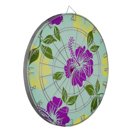 Hawaiian Print Dartbord (Voorkant Links)