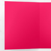 Hawaiian Print Drieluik Uitnodiging (Binnenzijde eerst)