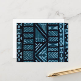 Hawaiian Print Feestdagenkaart