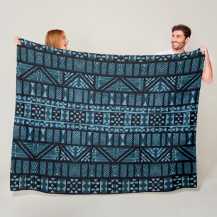 Hawaiian Print Fleece Deken