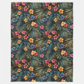 Hawaiian Print Fleece Deken (Voorkant)