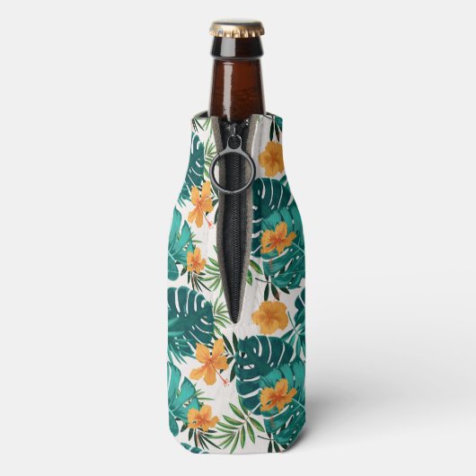 Hawaiian Print Flesjeskoeler (Fles Achterkant)