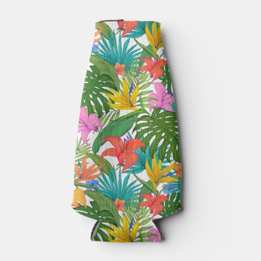 Hawaiian Print Flesjeskoeler (Voorkant)