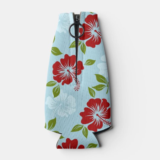 Hawaiian Print Flesjeskoeler (Achterkant)