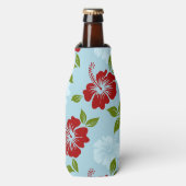 Hawaiian Print Flesjeskoeler (Fles Voorkant)