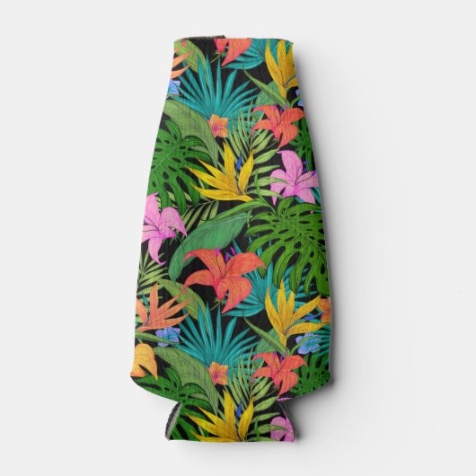 Hawaiian Print Flesjeskoeler (Voorkant)