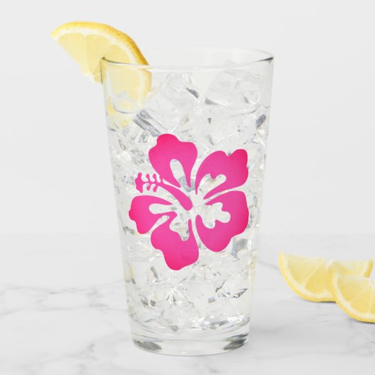 Hawaiian Print Glas (Voorkant ijs)