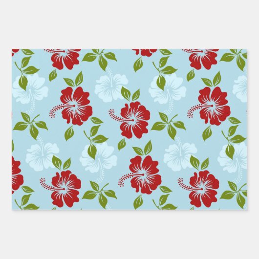 Hawaiian Print Inpakpapier Vel (Voorkant 3)