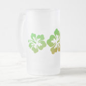 Hawaiian Print Matglas Bierpul (Voorkant links)
